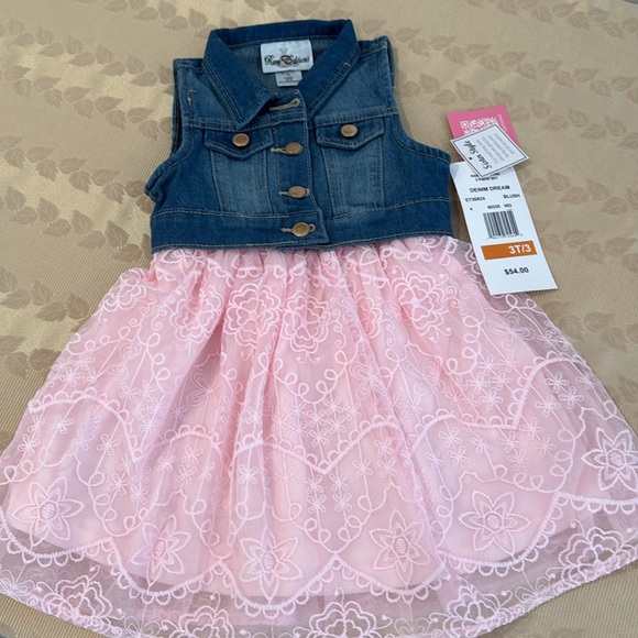 Rare Editions 2 Piece Vest & Dress. Size 3T - Picture 3 of 11